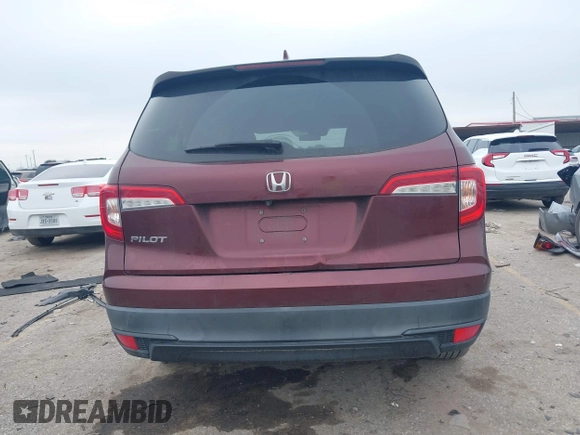 2019 Honda Pilot LX with VIN 5FNYF5H12KB023764, listed as a IAAI auction lot 41589629 with 66,879 mi miles. Bid and sale history available at carsss.com. Image 16.