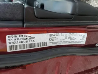 2022 Jeep Grand Cherokee Limited with VIN 1C4RJFBG9NC177783, listed as a Copart auction lot 57886435 with 57,153 mi miles and Salvage title. Bid and sale history available at DreamBid. Image 13.
