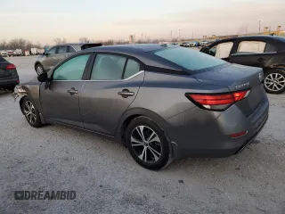 2020 Nissan Sentra SV with VIN 3N1AB8CV9LY303036, listed as a Copart auction lot 46229804 with 103,755 mi miles and Salvage Title. Bid and sale history available at carsss.com. Image 2.