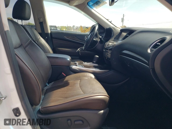2015 Infiniti QX60 with VIN 5N1AL0MN6FC520143, listed as a Copart auction lot 51178675 with 114,577 mi miles and Salvage Title. Bid and sale history available at carsss.com. Image 7.