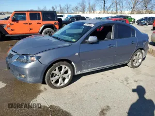 2009 Mazda Mazda3 i Touring Value with VIN JM1BK32F591243655, listed as a Copart auction lot 81635884 with 256,305 mi miles and Salvage Title. Bid and sale history available at carsss.com. Image 1.