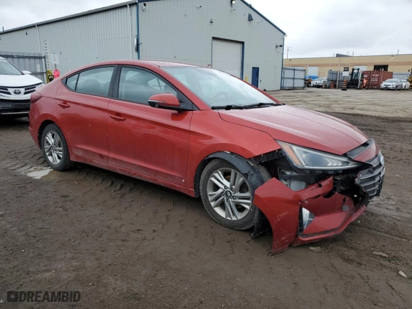 2019 Hyundai Elantra SEL with VIN KMHD84LF4KU858287, listed as a Copart auction lot 50207875 with 216,103 mi miles and Salvage Title. Bid and sale history available at carsss.com. Image 4.