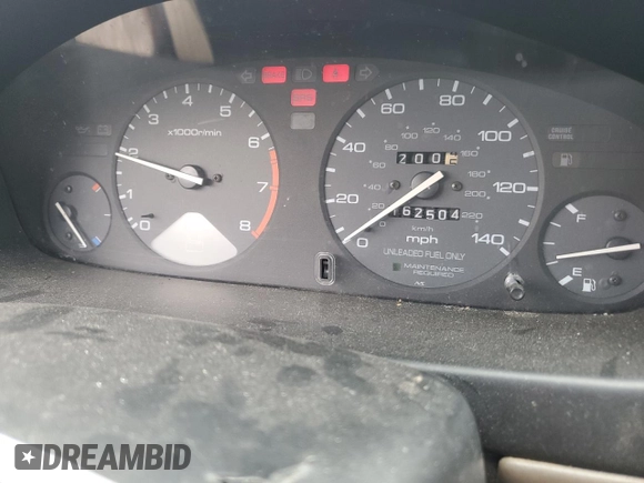 1995 Honda Accord with VIN JHMCD5531SC007105, listed as a Copart auction lot 58059205 with 162,504 mi miles and Salvage title. Bid and sale history available at DreamBid. Image 9.
