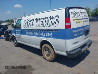 2017 Chevrolet Express Cargo with VIN 1GCWGAFF4H1337414, listed as a IAAI auction lot 42581060 with 196,182 mi miles and . Bid and sale history available at DreamBid. Image 3.