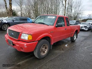 2002 Ford Ranger XL Fleet with VIN 1FTYR44U42PA01398, listed as a Copart auction lot 45995555 with 89,654 mi miles and Salvage Title. Bid and sale history available at carsss.com. Image 1.