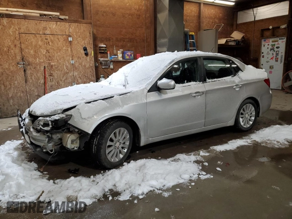 2008 Subaru Impreza Sedan (Natl) i w/Premium Pkg with VIN JF1GE61698G503203, listed as a Copart auction lot 87716435 with 160,884 mi miles and Salvage Title. Bid and sale history available at carsss.com. Image 1.