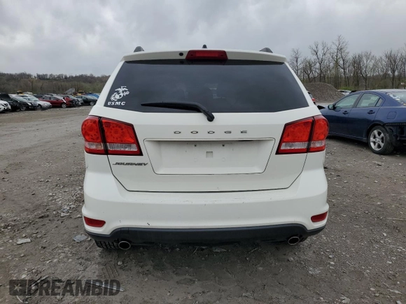 2017 Dodge Journey SXT with VIN 3C4PDCBG8HT545764, listed as a Copart auction lot 50450415 with 104,416 mi miles and Salvage Title. Bid and sale history available at carsss.com. Image 6.