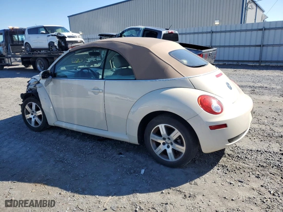 2006 Volkswagen New Beetle Convertible with VIN 3VWRF31Y36M312733, listed as a Copart auction lot 44511205 with 52,902 mi miles and Salvage Title. Bid and sale history available at carsss.com. Image 2.