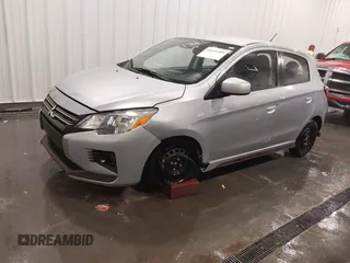 2022 Mitsubishi Mirage ES z VIN ML32AUHJ4NH007491, wystawiony jako IAAI lot #41641405 z przebiegiem 37 322 mil mil oraz . Historia ofert i sprzedaży dostępna na DreamBid. Obrazek 2.