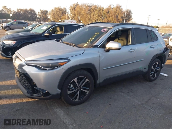 2024 Toyota Corolla Cross Hybrid S with VIN 7MUFBABG3RV042764, listed as a IAAI auction lot 41631118 with 12,718 mi miles and . Bid and sale history available at DreamBid. Image 17.