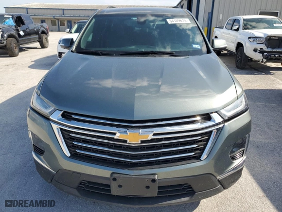 2022 Chevrolet Traverse LT Cloth with VIN 1GNERGKW9NJ172218, listed as a Copart auction lot 54129615 with 28,287 mi miles and Clean Title. Bid and sale history available at carsss.com. Image 5.