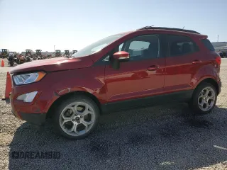 2021 Ford EcoSport SE with VIN MAJ3S2GE6MC454283, listed as a Copart auction lot 62180755 with 33,318 mi miles and Salvage title. Bid and sale history available at DreamBid. Image 1.
