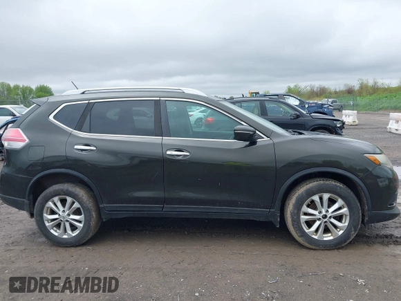 2015 Nissan Rogue SL with VIN 5N1AT2MV6FC879259, listed as a IAAI auction lot 42212957 with 182,212 mi miles and . Bid and sale history available at carsss.com. Image 13.