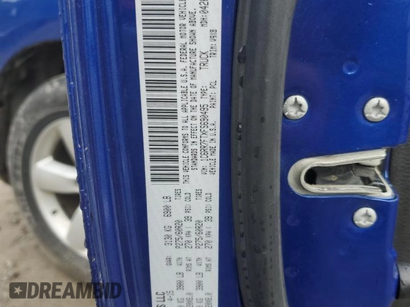 2015 Ram 1500 Tradesman с VIN 1C6RR7FTXFS690495, выставлен на аукционе Copart как лот 57855885 с пробегом 170 758 миль миль и На запчасти • Non repairable. История ставок и продаж доступна на DreamBid. Изображение 13.