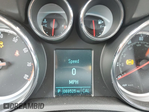 2016 Buick Encore with VIN KL4CJASB3GB717371, listed as a Copart auction lot 51373945 with 69,525 mi miles and Salvage Title. Bid and sale history available at carsss.com. Image 9.