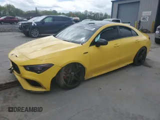 2021 Mercedes-Benz CLA 250 with VIN W1K5J4HB7MN148466, listed as a Copart auction lot 55948395 with 30,066 mi miles and Salvage title. Bid and sale history available at DreamBid. Image 1.