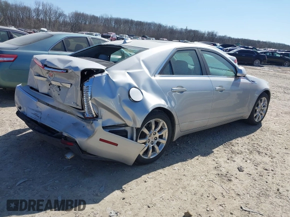 2009 Cadillac CTS AWD w/1SA with VIN 1G6DH577190106497, listed as a IAAI auction lot 41754632 with 86,392 mi miles. Bid and sale history available at carsss.com. Image 4.