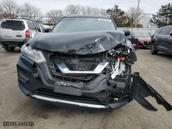 2020 Nissan Rogue SV with VIN JN8AT2MV8LW122608, listed as a Copart auction lot 50963965 with 76,499 mi miles and Salvage Title. Bid and sale history available at carsss.com. Image 5.