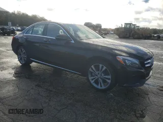 2016 Mercedes-Benz C 300 with VIN WDDWF4JBXGR179059, listed as a Copart auction lot 81296694 with Not provided miles and Salvage title. Bid and sale history available at DreamBid. Image 4.