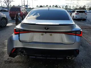 2023 Lexus IS with VIN JTHAP1D28P5004830, listed as a Copart auction lot 46815625 with 12,214 mi miles and Salvage Title. Bid and sale history available at carsss.com. Image 6.