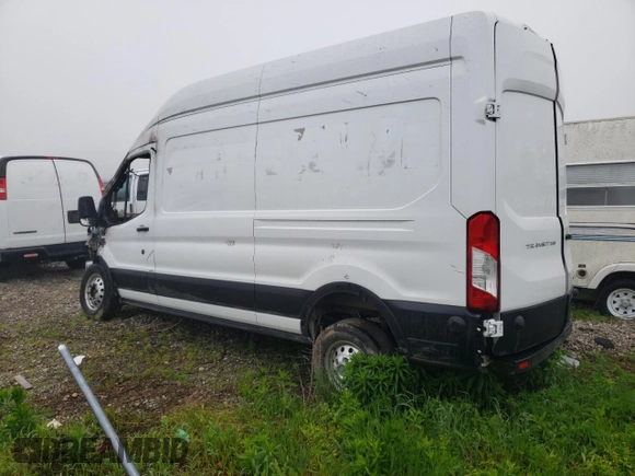 2023 Ford Transit Cargo with VIN 1FTBR2X85PKA25531, listed as a Copart auction lot 61693595 with Not provided miles and Salvage title. Bid and sale history available at DreamBid. Image 2.