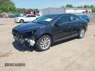 2015 Buick LaCrosse Leather with VIN 1G4GB5G39FF328413, listed as a IAAI auction lot 42017077 with 57,633 mi miles. Bid and sale history available at carsss.com. Image 2.