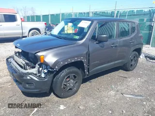 2017 Jeep Renegade Sport with VIN ZACCJBAB4HPF33738, listed as a IAAI auction lot 41754812 with 137,721 mi miles and . Bid and sale history available at carsss.com. Image 18.