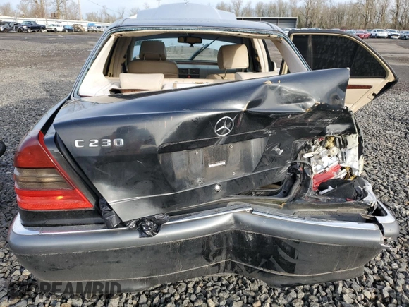 1998 Mercedes-Benz C 230/260/280/320 with VIN WDBHA23G4WA613941, listed as a Copart auction lot 46408815 with Not Provided miles and Salvage Title. Bid and sale history available at carsss.com. Image 6.