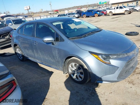 2023 Toyota Corolla LE with VIN 5YFB4MDE2PP031521, listed as a IAAI auction lot 41375599 with 28,724 mi miles. Bid and sale history available at carsss.com. Image 1.