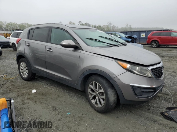 2014 Kia Sportage LX with VIN KNDPB3AC7E7658139, listed as a Copart auction lot 51531325 with 146,361 mi miles and Salvage Title. Bid and sale history available at carsss.com. Image 4.
