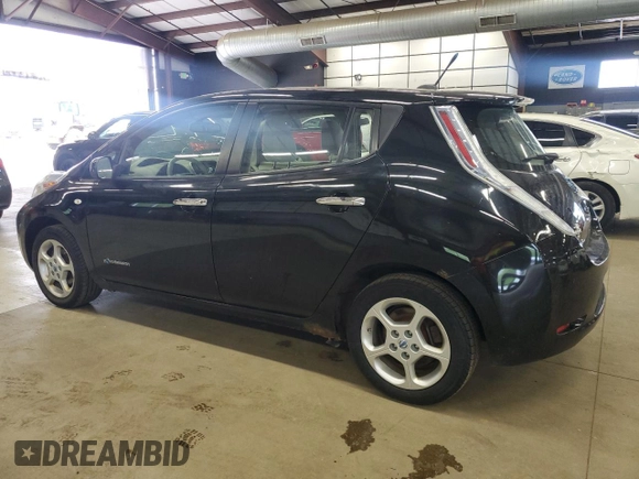 2012 Nissan LEAF SL with VIN JN1AZ0CP5CT017515, listed as a Copart auction lot 56377265 with 60,217 mi miles and Clean Title. Bid and sale history available at DreamBid. Image 2.