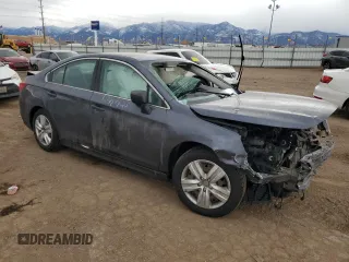 2016 Subaru Legacy 2.5i with VIN 4S3BNBA63G3012824, listed as a Copart auction lot 45487775 with 0 mi miles and Salvage Title. Bid and sale history available at carsss.com. Image 4.