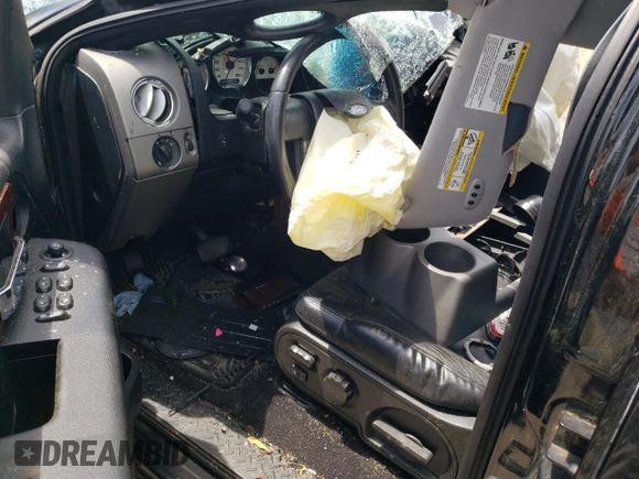 2008 Ford F-150 XLT with VIN 1FTPW14508FC15735, listed as a Copart auction lot 54190055 with Not provided miles and Clean title. Bid and sale history available at DreamBid. Image 8.