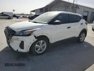 2021 Nissan Kicks S with VIN 3N1CP5BV4ML495037, listed as a Copart auction lot 47994415 with 62,158 mi miles and Salvage Title. Bid and sale history available at carsss.com. Image 1.