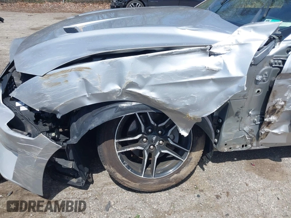 2019 Ford Mustang EcoBoost with VIN 1FATP8UH0K5170023, listed as a IAAI auction lot 42086931 with 100,236 mi miles and . Bid and sale history available at DreamBid. Image 6.