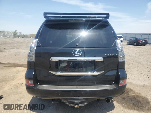 2014 Lexus GX with VIN JTJBM7FXXE5086922, listed as a Copart auction lot 53870665 with 142,608 mi miles and Salvage Title. Bid and sale history available at carsss.com. Image 6.