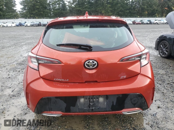 2019 Toyota Corolla Hatchback SE with VIN JTNK4RBEXK3005035, listed as a Copart auction lot 80439054 with 198,331 mi miles and Salvage Title. Bid and sale history available at carsss.com. Image 6.