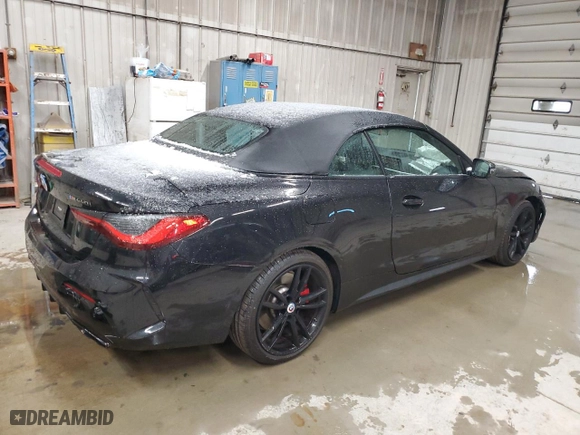 2022 BMW 4 Series M440i xDrive with VIN WBA63AT08NCK30746, listed as a Copart auction lot 42396935 with 0 mi miles and Salvage Title. Bid and sale history available at carsss.com. Image 3.