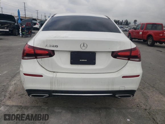 2020 Mercedes-Benz A 220 with VIN W1K3G4EB4LJ231871, listed as a Copart auction lot 51982155 with 55,637 mi miles and Salvage title. Bid and sale history available at DreamBid. Image 6.