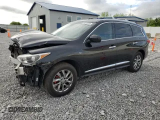 2015 Infiniti QX60 with VIN 5N1AL0MM9FC533833, listed as a Copart auction lot 56818725 with 160,761 mi miles and Salvage title. Bid and sale history available at DreamBid. Image 1.