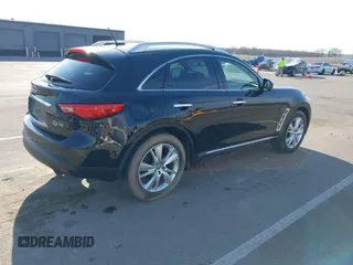 2016 Infiniti QX70 with VIN JN8CS1MW8GM750488, listed as a IAAI auction lot 41888277 with 146,484 mi miles and . Bid and sale history available at DreamBid. Image 4.