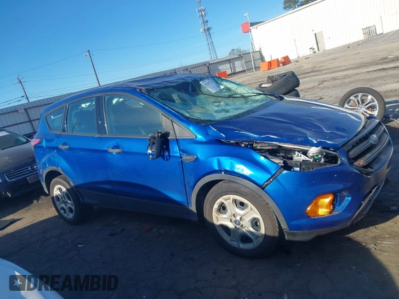 2017 Ford Escape S with VIN 1FMCU0F70HUE01165, listed as a IAAI auction lot 41857374 with 56,973 mi miles. Bid and sale history available at carsss.com. Image 13.