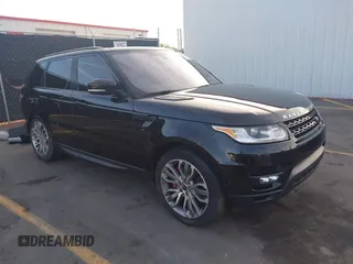 2016 Land Rover Range Rover Sport V8 Dynamic with VIN SALWR2EF0GA101450, listed as a IAAI auction lot 40855996 with 131,366 mi miles. Bid and sale history available at carsss.com. Image 1.