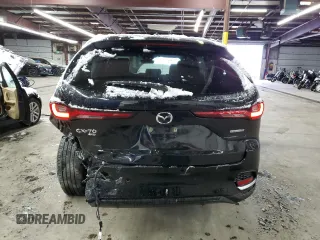 2025 Mazda CX-70 Premium Plus with VIN JM3KJEHAXS1110963, listed as a Copart auction lot 82804004 with 4,490 mi miles and Salvage title. Bid and sale history available at DreamBid. Image 6.