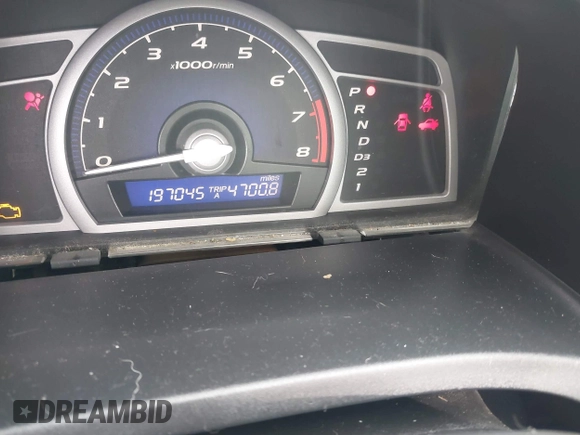 2006 Honda Civic EX with VIN 2HGFG12886H583373, listed as a IAAI auction lot 41956984 with 197,045 mi miles and . Bid and sale history available at DreamBid. Image 7.