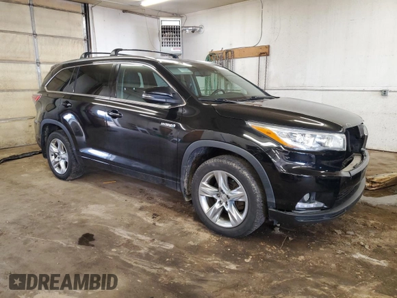 2014 Toyota Highlander Limited with VIN 5TDDCRFH3ES005028, listed as a Copart auction lot 51799655 with 196,537 mi miles and Salvage title. Bid and sale history available at DreamBid. Image 4.