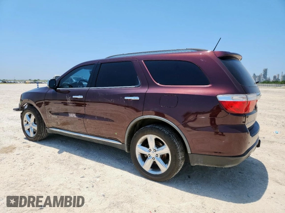 2012 Dodge Durango Citadel with VIN 1C4SDHET0CC120012, listed as a Copart auction lot 60443145 with 179,772 mi miles and Salvage title. Bid and sale history available at DreamBid. Image 2.