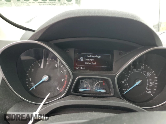 2017 Ford Escape Titanium with VIN 1FMCU0J96HUC12822, listed as a Copart auction lot 54259375 with 127,114 mi miles and Salvage Title. Bid and sale history available at DreamBid. Image 9.
