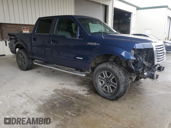 2011 Ford F-150 XLT with VIN 1FTFW1ET2BFB81443, listed as a Copart auction lot 46299165 with 250,287 mi miles and Salvage Title. Bid and sale history available at carsss.com. Image 4.