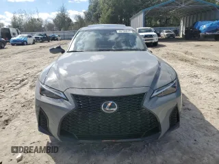 2025 Lexus IS with VIN JTHBZ1B25S5083142, listed as a Copart auction lot 46746015 with 0 mi miles and Salvage Title. Bid and sale history available at carsss.com. Image 5.